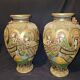 Paire de vases satsuma Japon circuit 1930