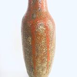Mid-century Studio Pottery Tall Thick Glazed Vase, 1960s