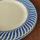 Plat Digoin Sarreguemines "Jacquot" bleu