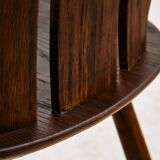 Restored J67 chair in oak by Ejvind A. Johansson for FDB Møbler.