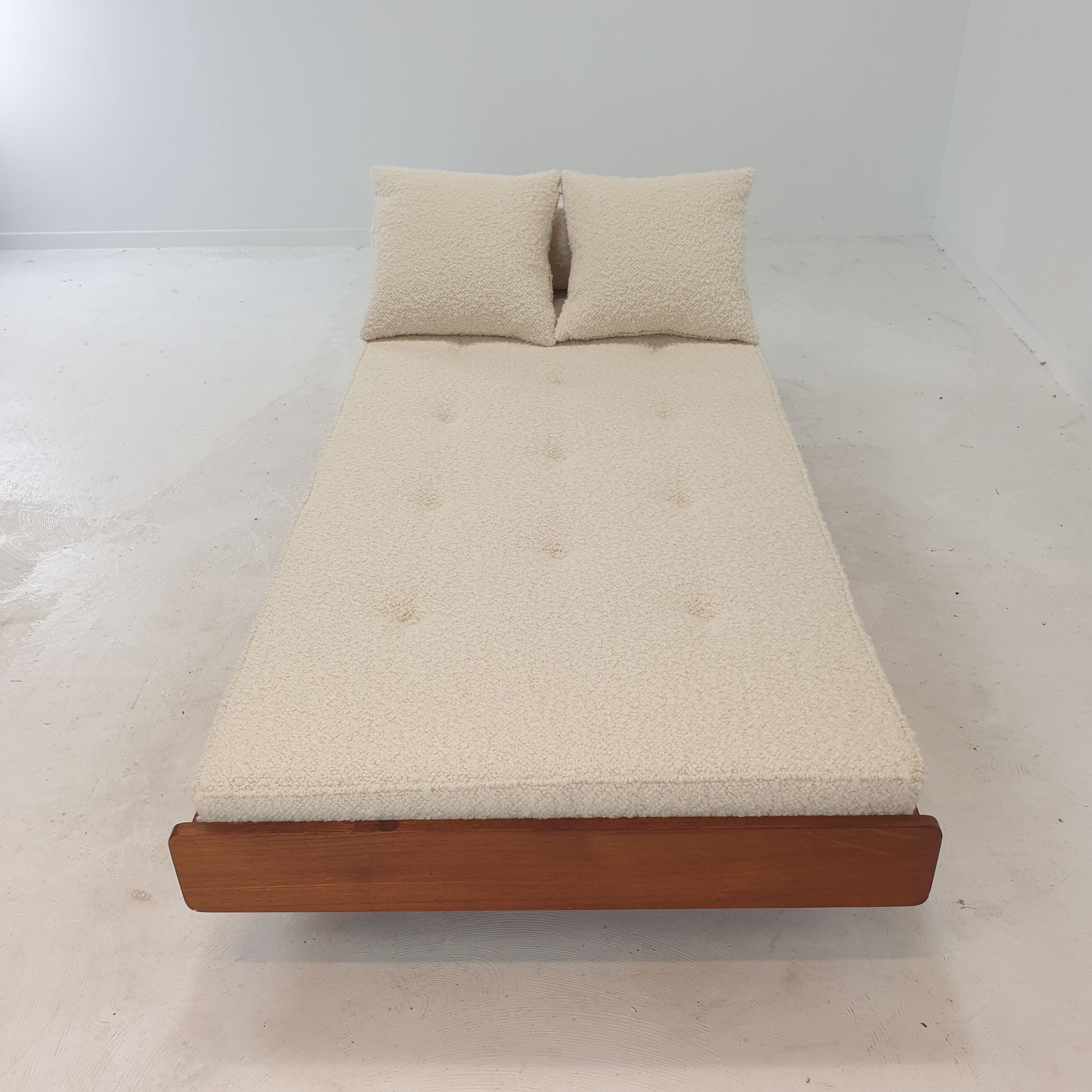 Teak Daybed with Cushions and Bolster, 1960s