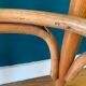 Paire de tabourets de bar en bois courbé