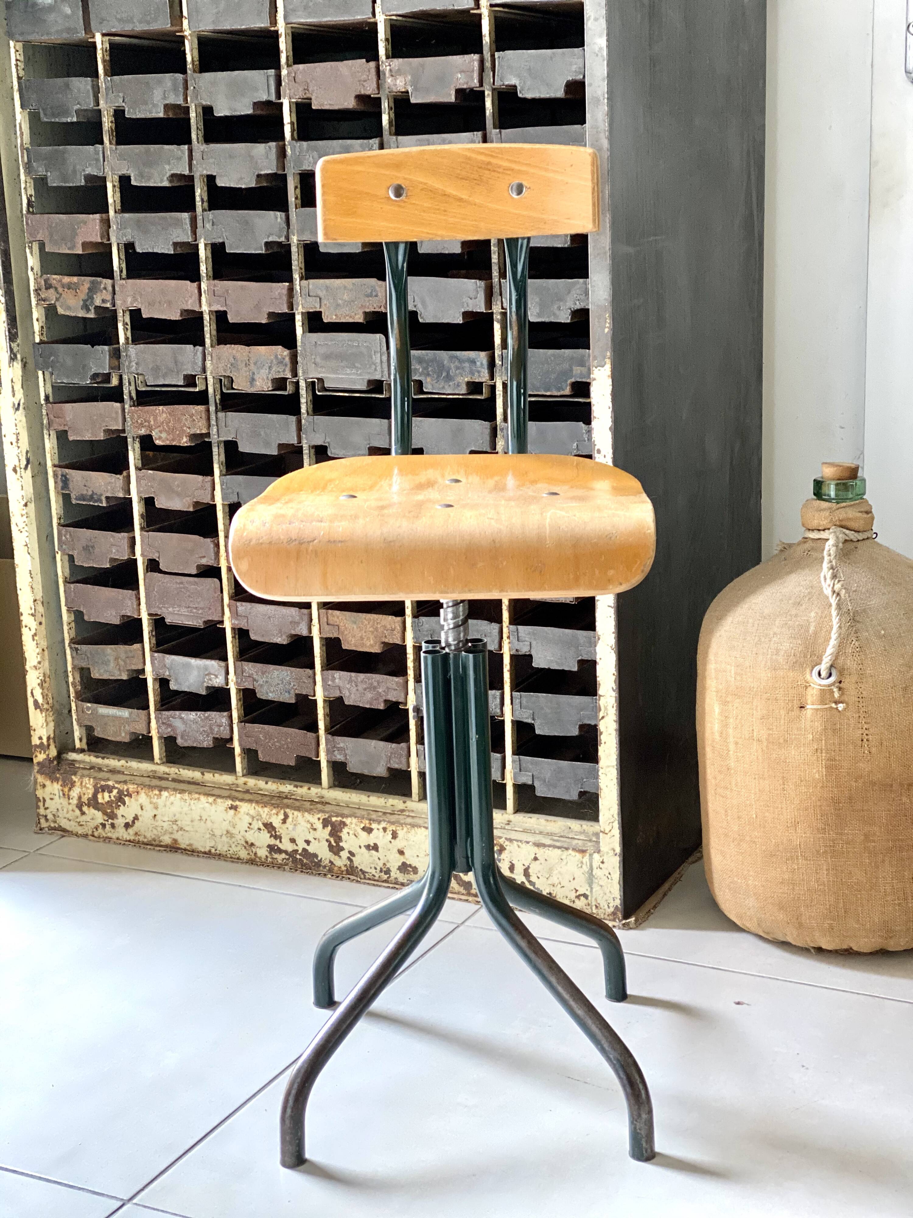 Former industrial workshop chair