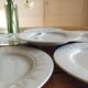 6 artichoke plates in Pillivuyt porcelain