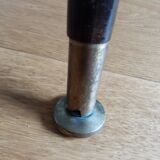 Coffee table formica tapered compass legs