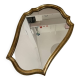 Old golden mirror
