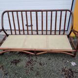 Sofa and 2 rattan armchairs from 1970