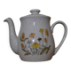 Flower teapot, handmade decoration.