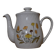 Flower teapot, handmade decoration.
