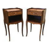Pair of Louis XV style bedside tables