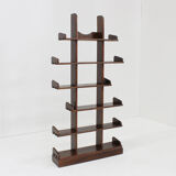 Vintage brutalist shelving unit bookcase 1970s
