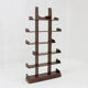 Vintage brutalist shelving unit bookcase 1970s