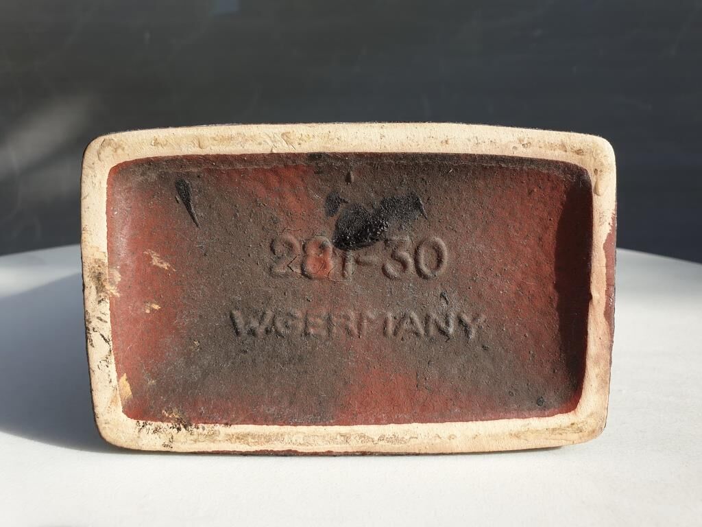 Vase Fat Lava Scheurich studio 281-30 effect craters from 1960