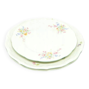 Ensemble de 3 assiettes J2O Tielsch Wałbrzych