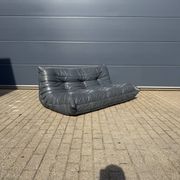 100% authentic Ligne Roset Togo 3-seater Anthracite Grey leather