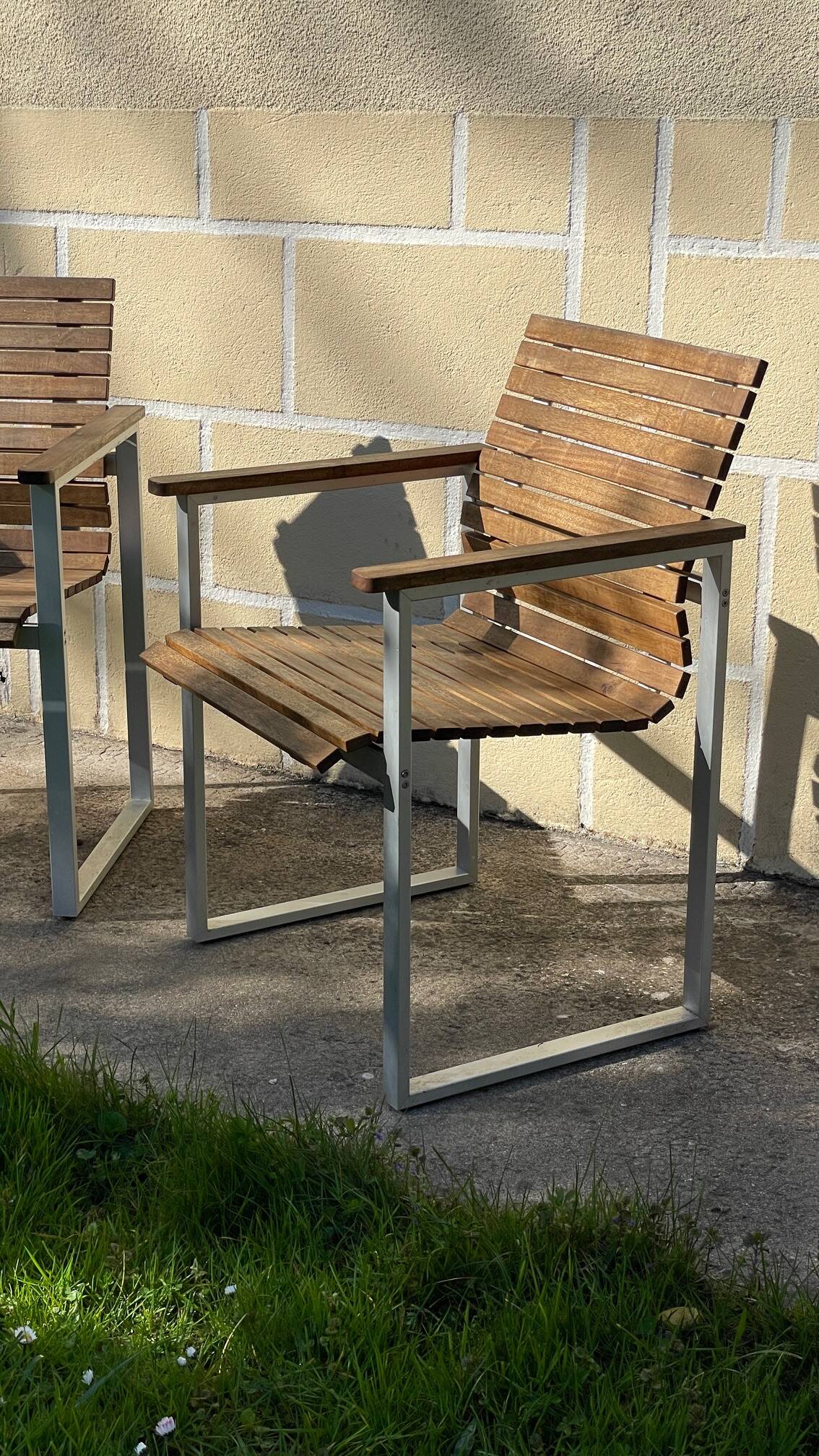 Paire de fauteuils esprit Karin Mobring Ikea