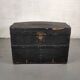 Wooden travel trunk