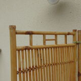Vintage 60s rattan bamboo screen