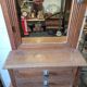 Oak medicine cabinet mirror