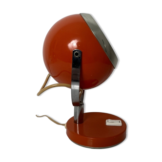 Eyeball lamp vintage orange wall mounting possible