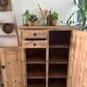 English pine wardrobe, vintage wardrobe