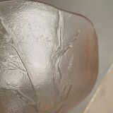 Large glass bowl from the mid-century by Heiniä Kainalossa for Humppila, Finland.