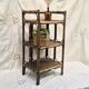 Rattan shelf