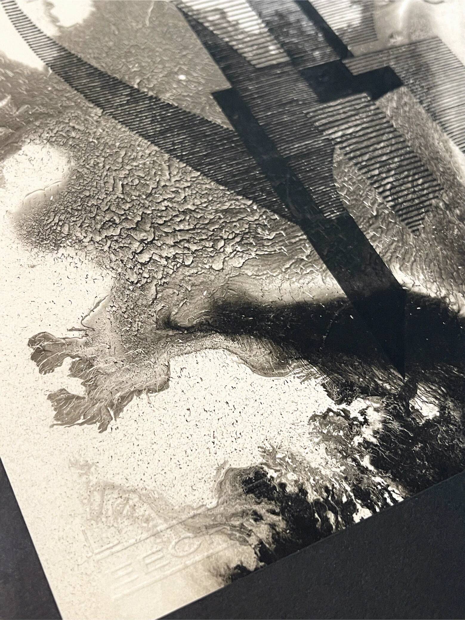 Original work on paper signed by Eugène Eechaut, created in ink and framed, 1973.