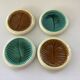 Verceram Set of 16 Vintage Leaf Pieces