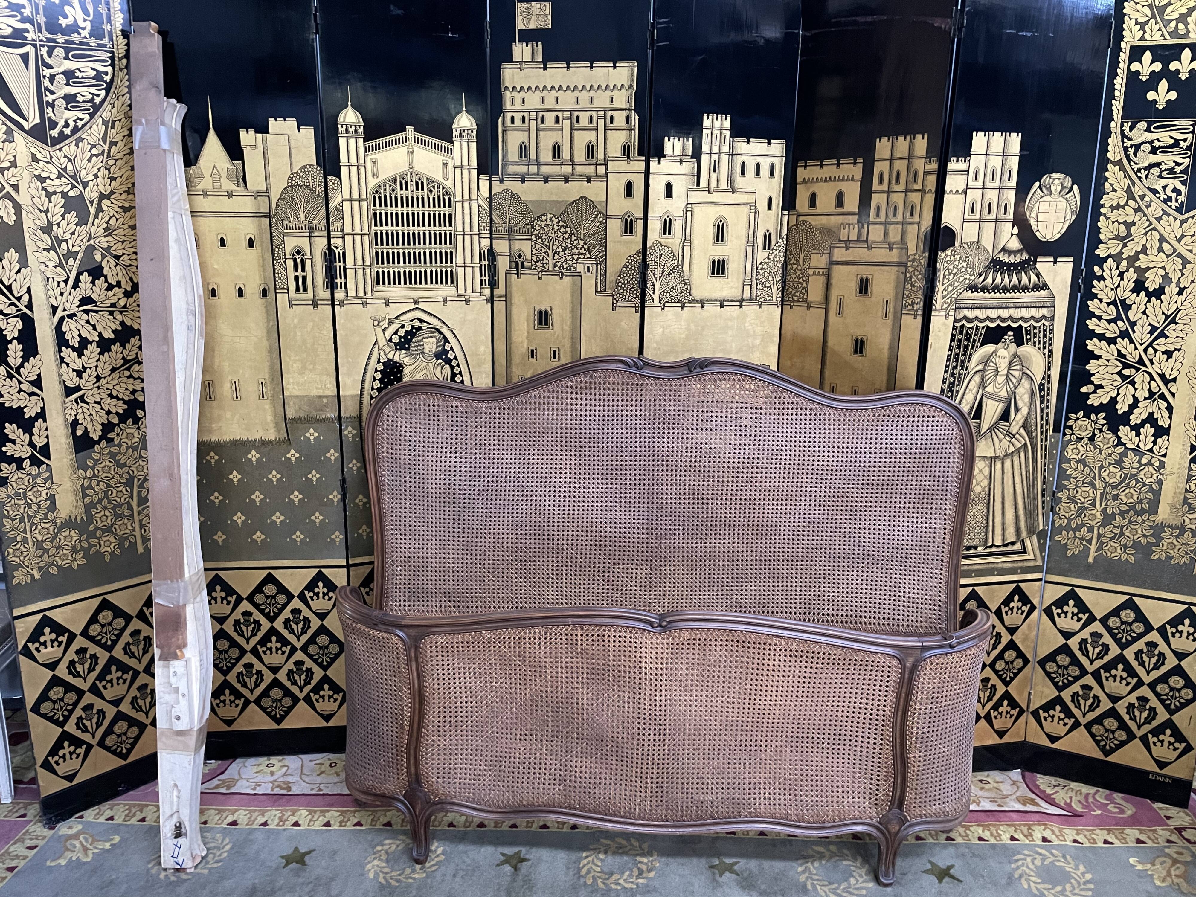 Bed basket Louis XV style cannage