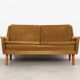 Beech sofa, Scandinavian design, 1960s, designer: Folke Ohlsson, manufacture: Fritz Hansen