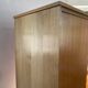 Large vintage Scandinavian wardrobe with two sliding doors.