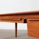 Coffeetable sewing table by Arne Wahl Iversen Danish design teak