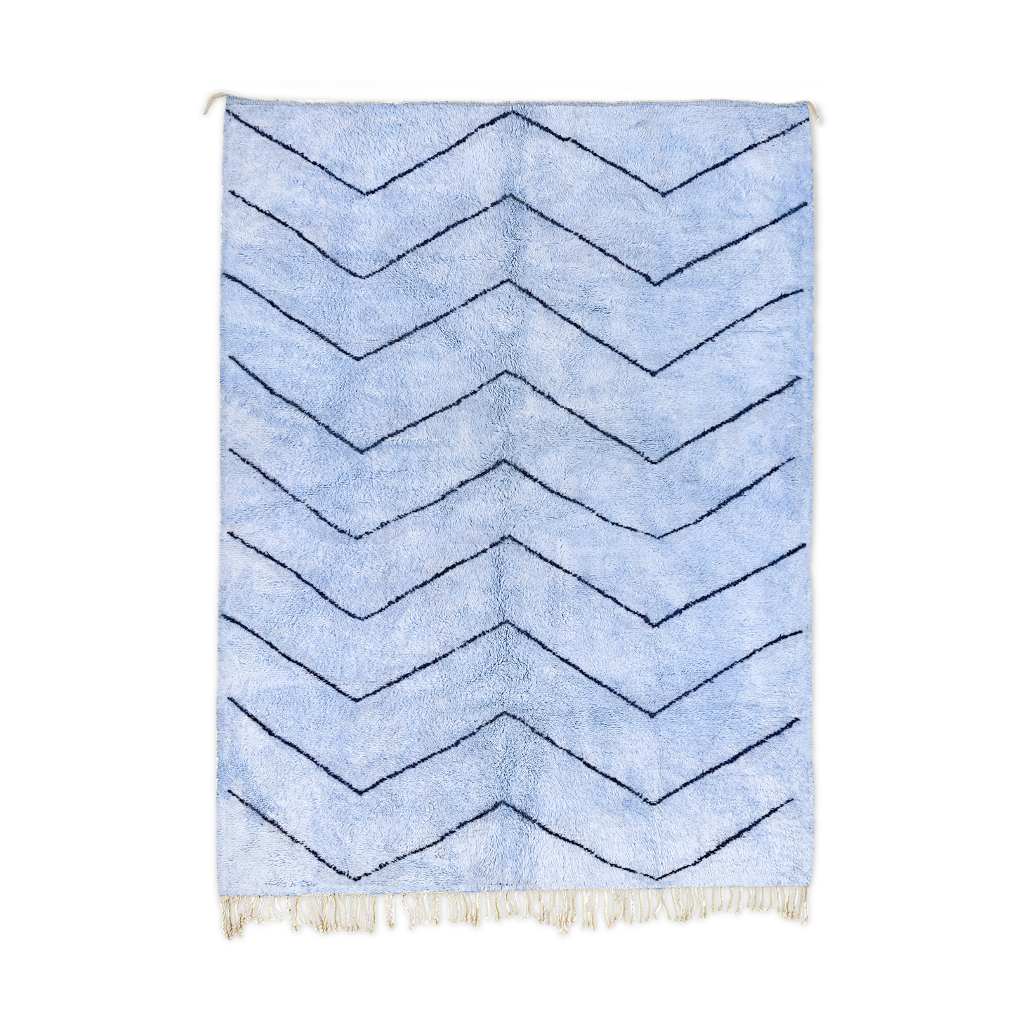 Modern Moroccan carpet blue contemporary art 300x430cm