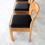vintage eetkamerstoelen | stoelen | jaren 60 | eiken