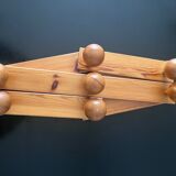 Brutalist accordion coat rack