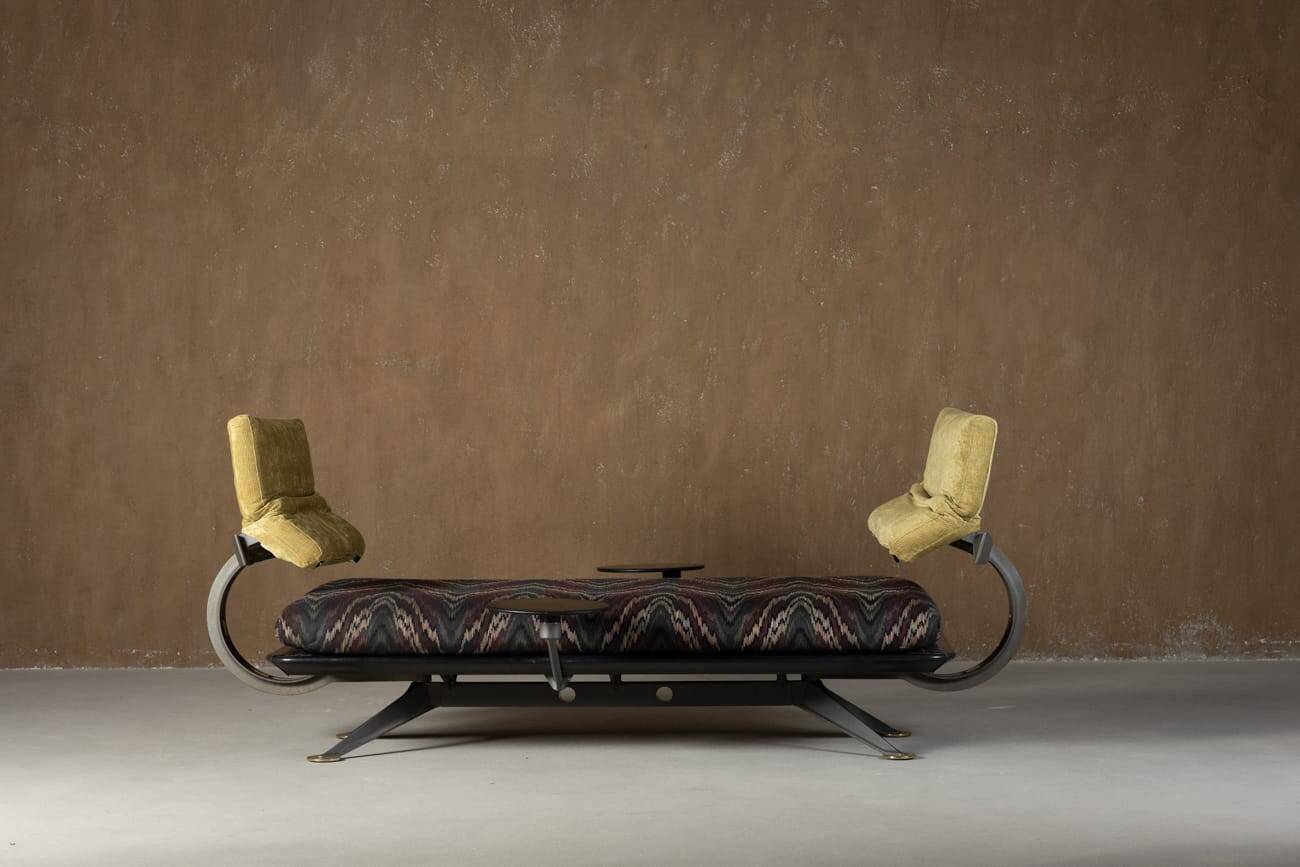 Sofa/ Lit de jour Vintage Adia par Paolo Piva pour B&B Italia, années 1980.