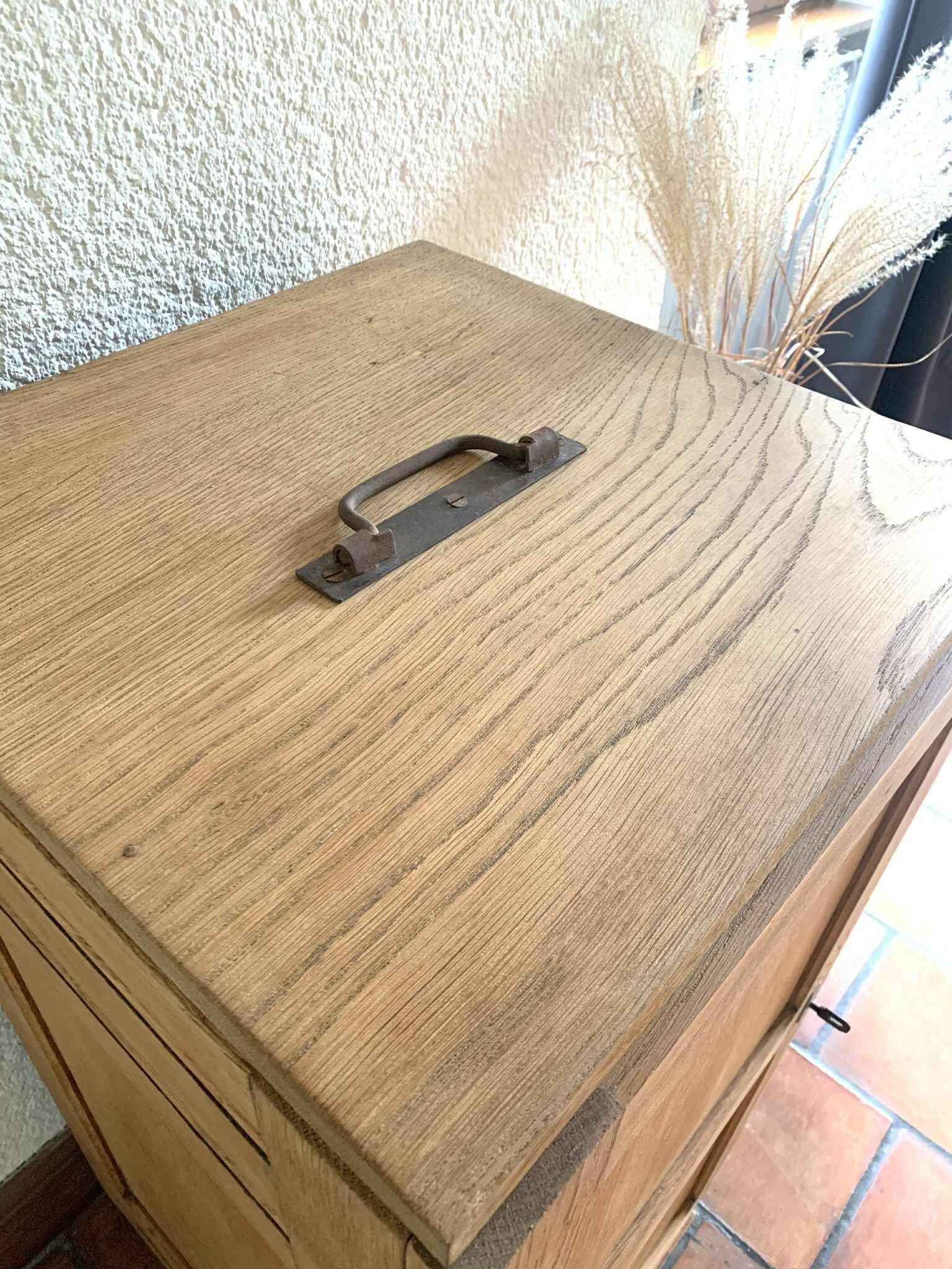 Solid oak pantry / kitchen unit