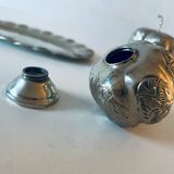 Silver salt and pepper shaker duo