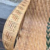 Old rattan chair