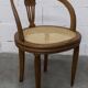 Vintage Louis XVI style chair – Cane seat, lyre-shaped back
