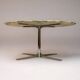 C. 1970 - White marble top dining table - Roche Bobois - France