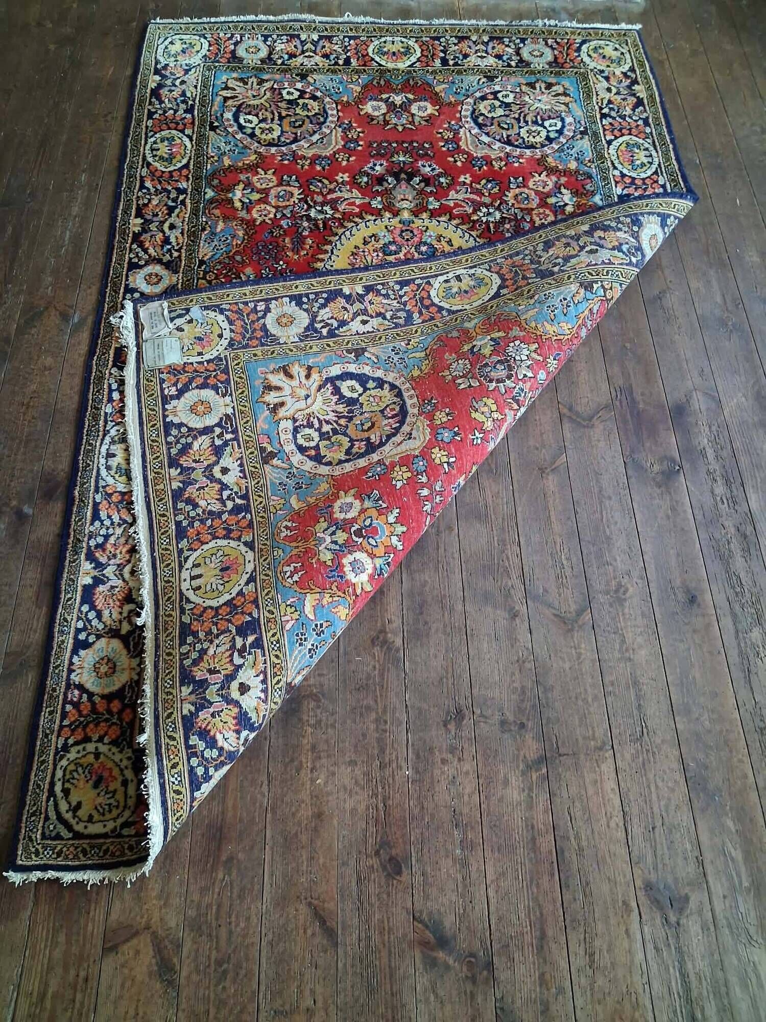 Handmade Tabriz Persian rug 216x140cm