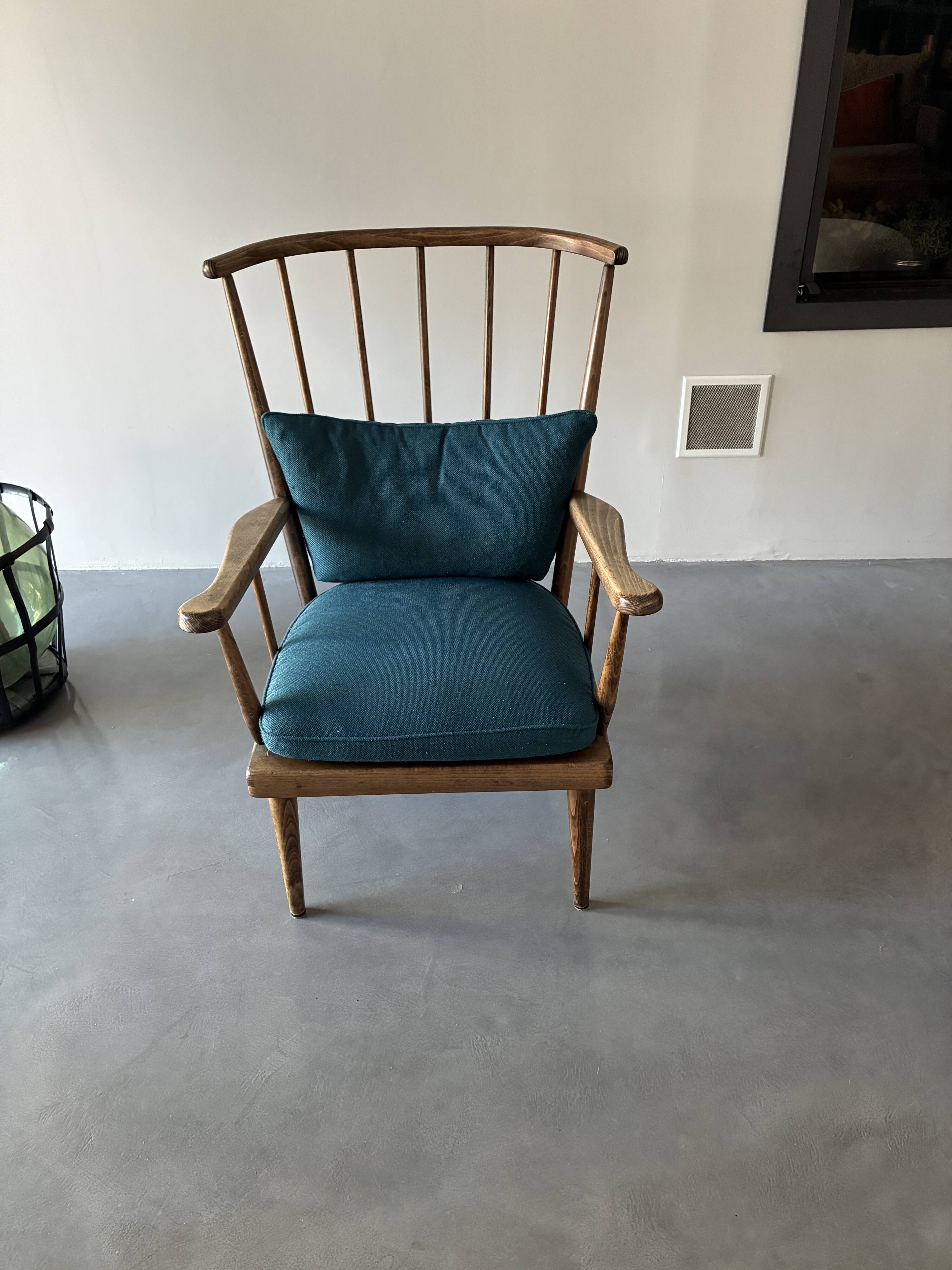 Paire fauteuils Baumann, années 50-60