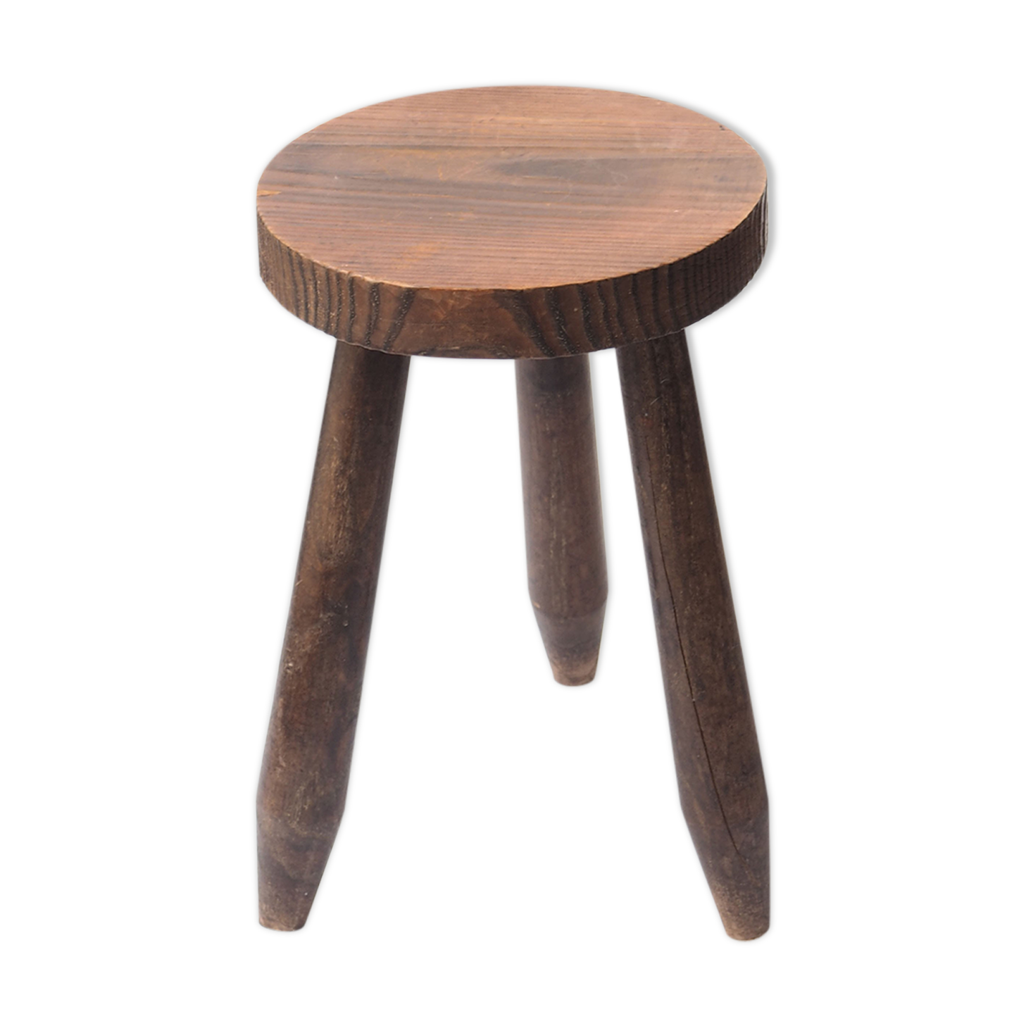 Wood tripod stool
