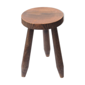 Wood tripod stool