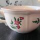 large breakfast cup saucer faience luneville kg street lamp flowers vintage