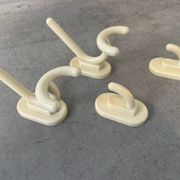 4x vintage ALTO Italy coat racks