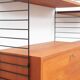 String teak wall shelf by Kajsa & Nisse Strinning, 1950s