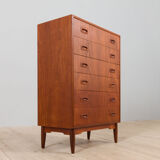 Commode danoise du milieu du siècle en teck, années 1960